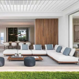 Modern Outdoor Rattan Sofa Set