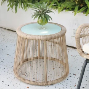 Outdoor Wicker Hanging Egg Chair-main image 5 Outdoor small coffee table, 46cm wide