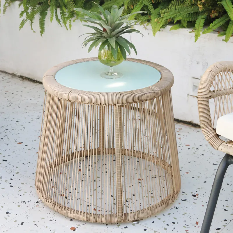 Outdoor Wicker Hanging Egg Chair-main image 5 Outdoor small coffee table, 46cm wide