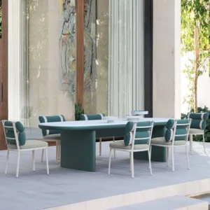 Modern Outdoor Dining Furniture Modern outdoor dining furniture on patio