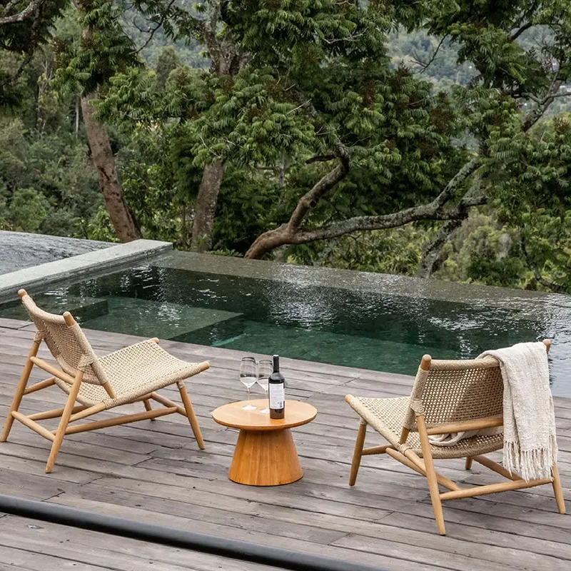 Outdoor Lounge Chairs by Pool Outdoor woven lounge chairs by pool