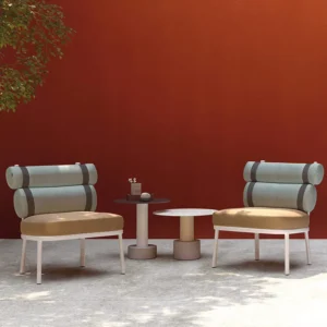 Outdoor Lounge Chairs and Tables Outdoor lounge chairs and tables in patio setting
