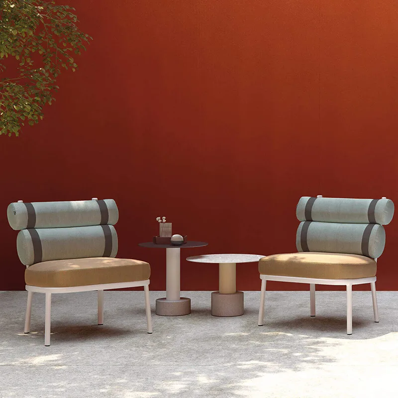 Outdoor Lounge Chairs and Tables Outdoor lounge chairs and tables in patio setting