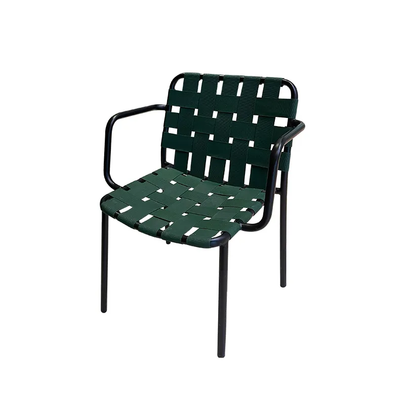 Green outdoor dining chair