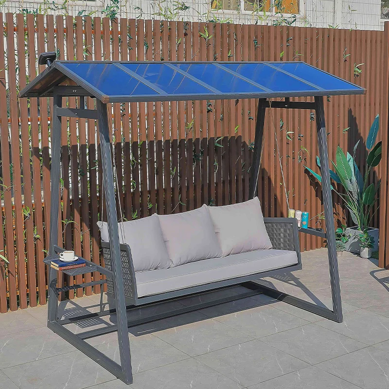 Outdoor Aluminum Swing Chair with Canopy Outdoor aluminum swing chair with canopy