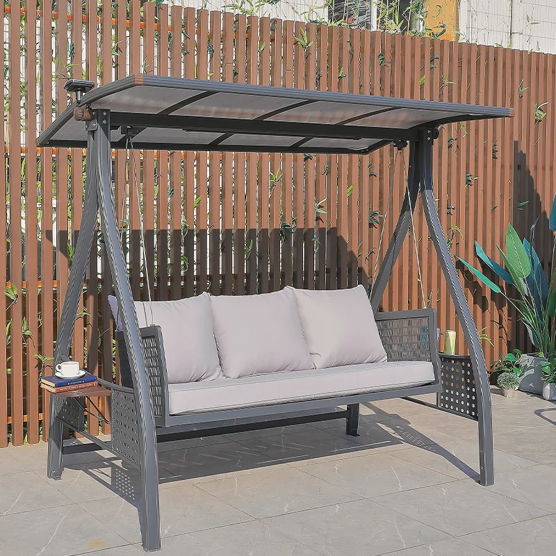 Aluminum Garden Swing Chair Aluminum garden swing chair with canopy