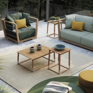 Outdoor Teak Coffee Tables Outdoor teak coffee tables with lounge furniture